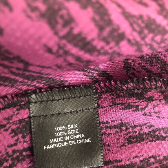 Dolce Vita 100% Silk Strapless Dress - Picture 7 of 8